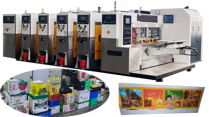 Máquina de impresión de  Laminas plastico corrugado/ Cartonplast