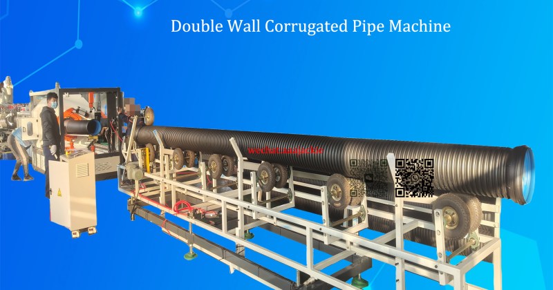 Plastic HDPE Corrugated PIpe Machine