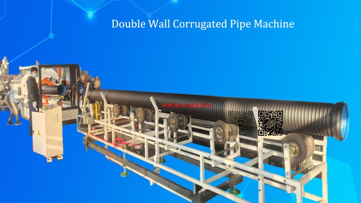 High Speed Double Wall Corrugated Pipe Machine