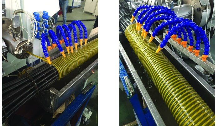 Flxible Plastic PVC Suction Hose Pipe Production Line 