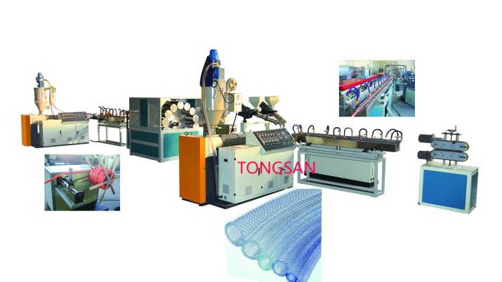 Mesin Membuat Selang PVC Benang Plastik