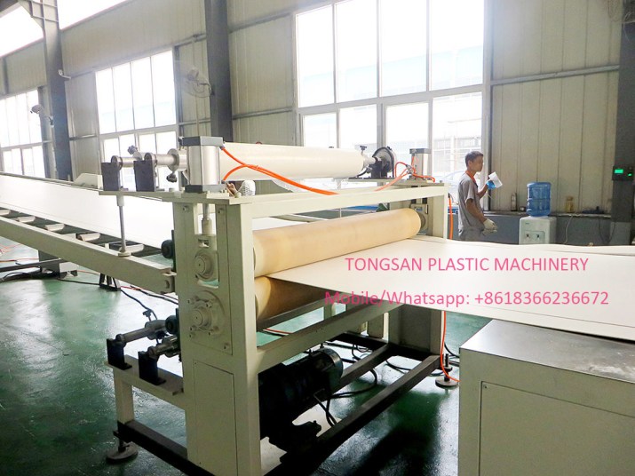 PVC sheet manufacturing machine