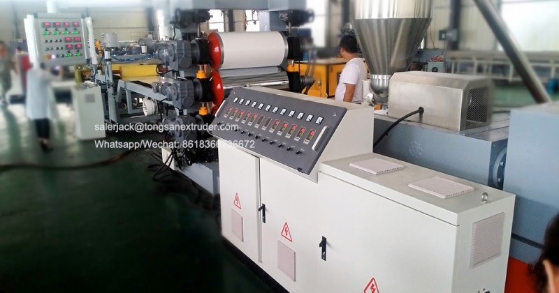 edge banding sheet extruder machine