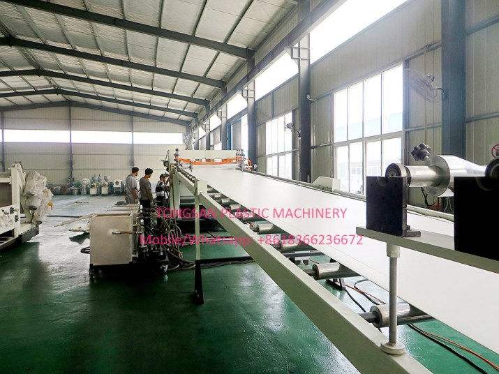 PVC sheet extrusion line 