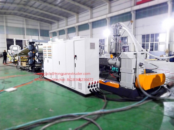 Máquina extrusora de láminas ABS PS PMMA