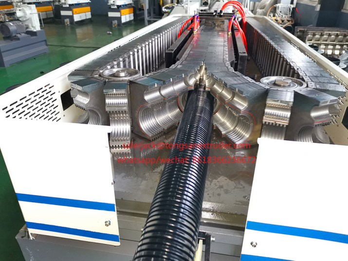 nylon corrugated pipe machine
