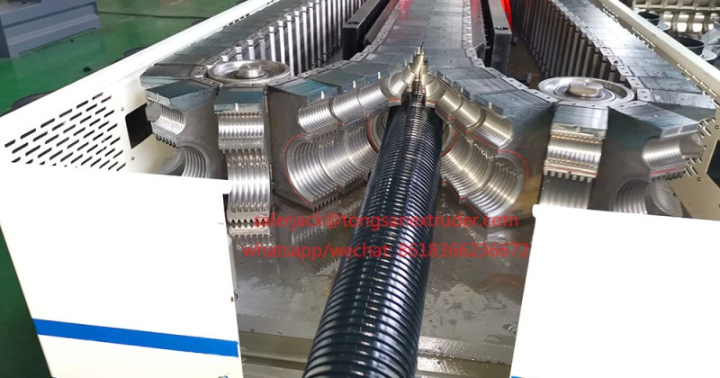 nylon corrugated pipe machine