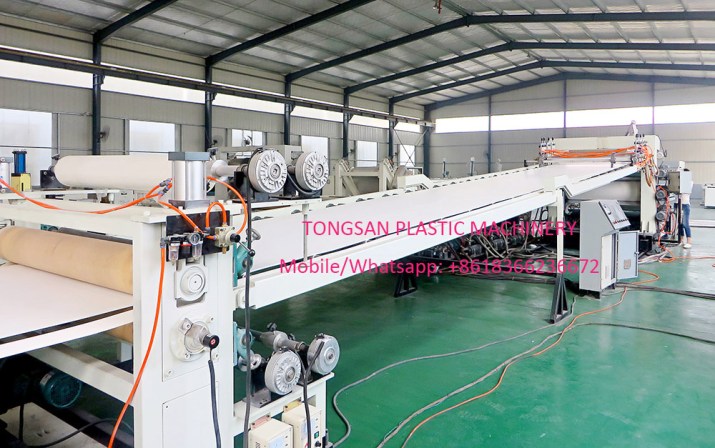 PVC sheet extrusion machine