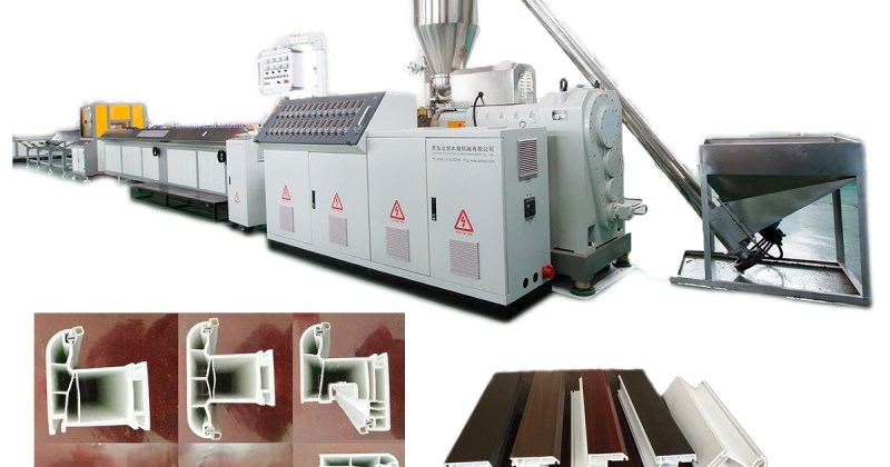 Machine d'extrusion Fenêtres PVC