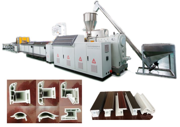 Machine d'extrusion de Profilés Fenêtres PVC
