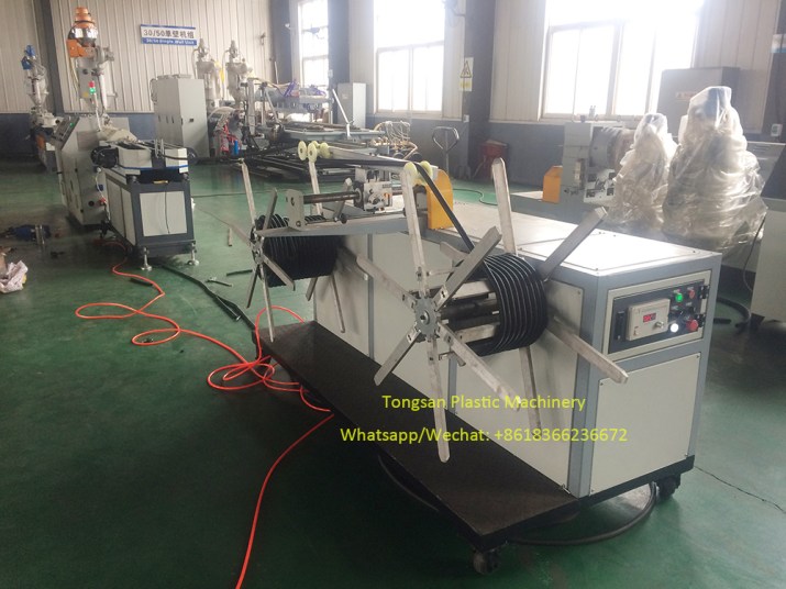 flexible electrical conduit corrugated pipe machine