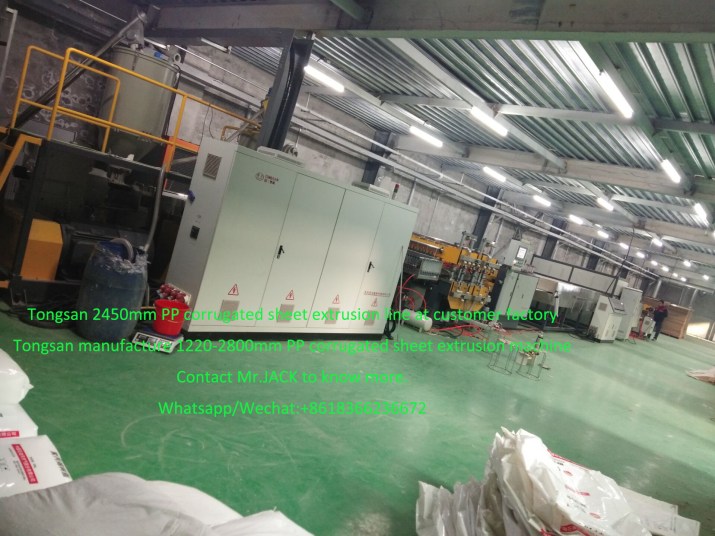 PP Hollow Sheet Extrusion Line