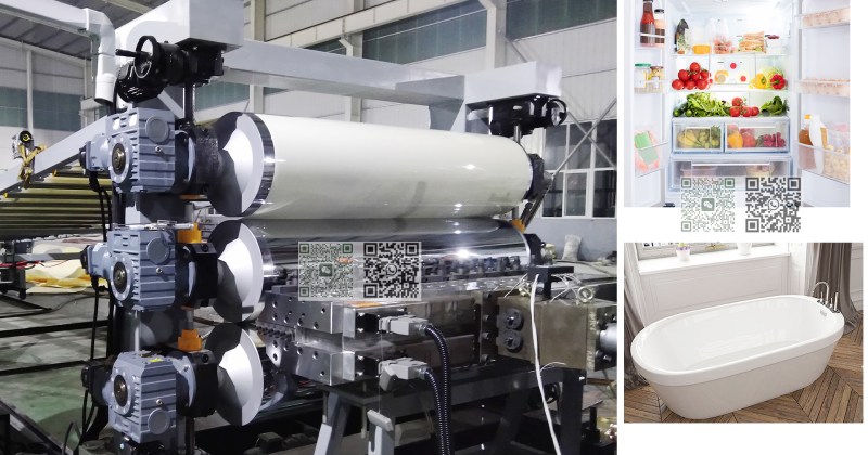 ABS sheet production machine