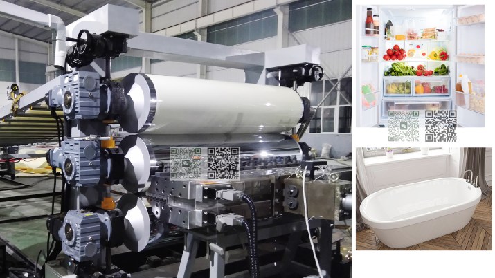 ABS sheet production machine