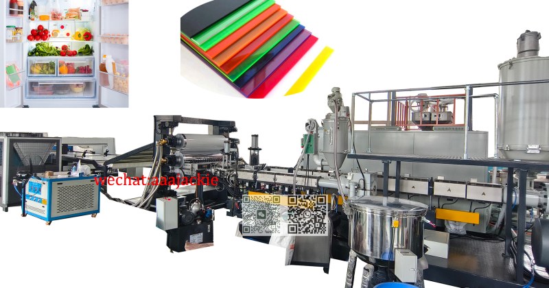 ABS sheet extruder extrusion machine