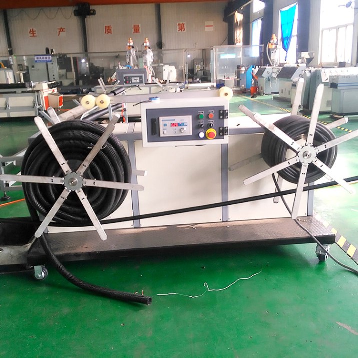 corrugated drainage pipe production line