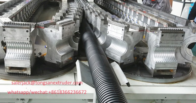 HDPE Double Wall Corrugated Pipe Machine