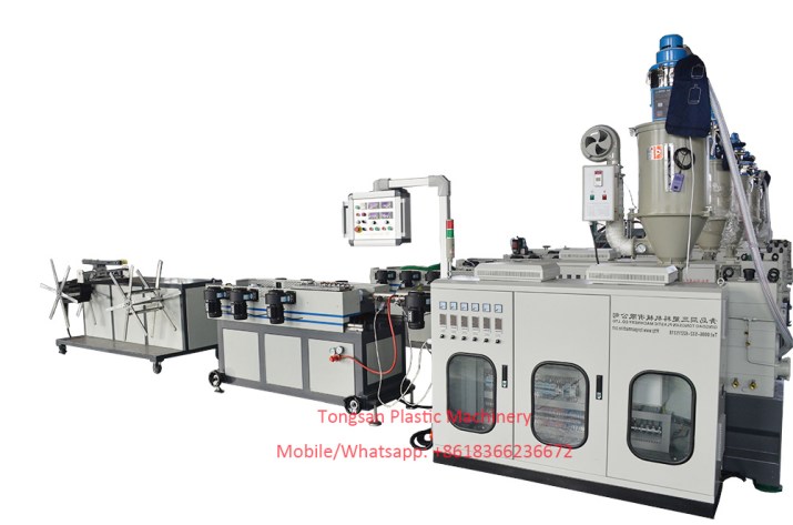 PP PE PVC Corrugated Pipe Extrusion Line