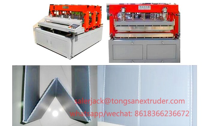pp hollow sheet bending machine