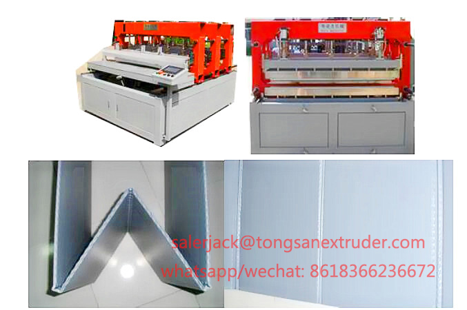 pp hollow sheet bending machine