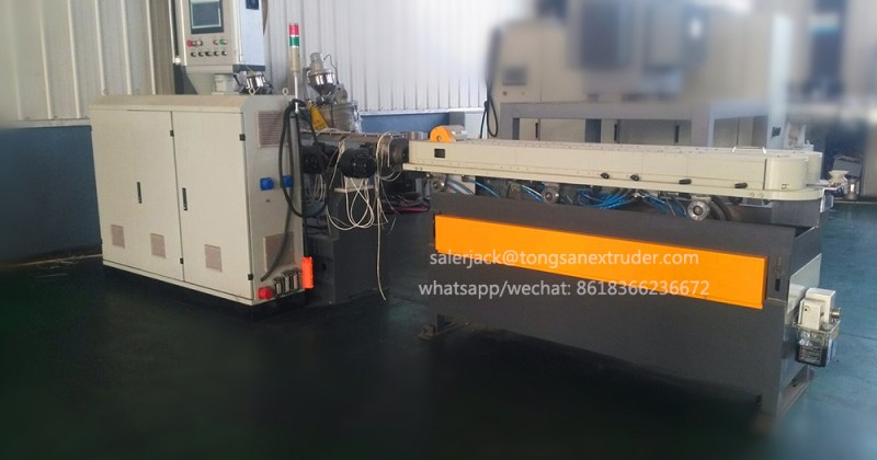 corrugated plastic pipe extruder machine