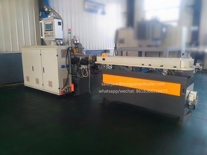 corrugated plastic pipe extruder machine