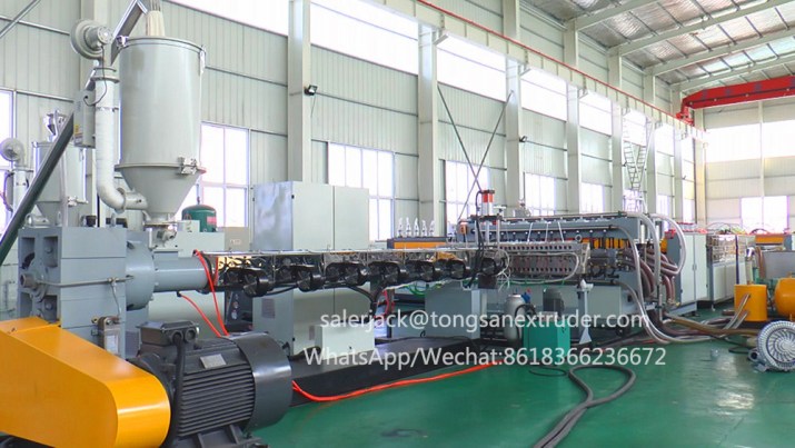 pp hollow sheet extrusion line