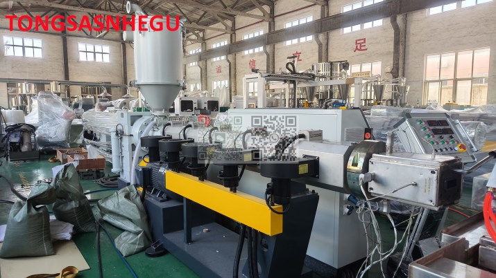 Plastic HDPE Lumber  Fence Pole Pallet Profile Extruder