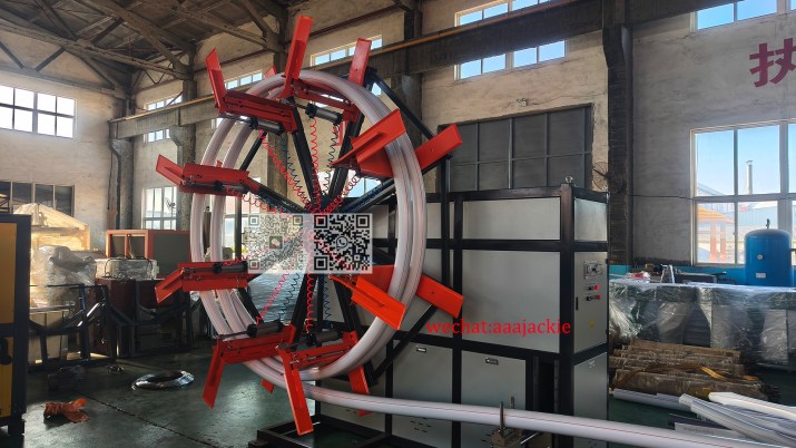 110mm HDPE pipe winder coiler