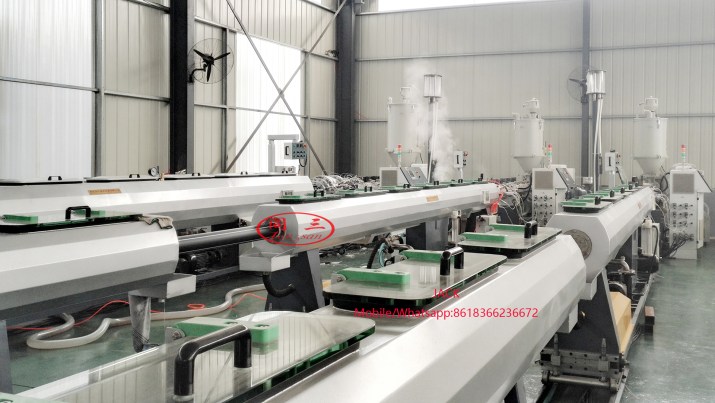  ligne d'extrusion de tuyaux en PEHD