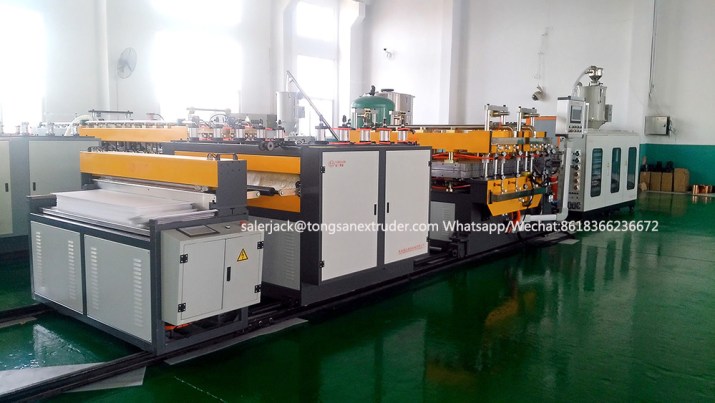 PP hollow sheet machine