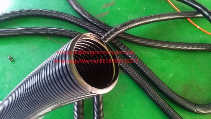 PA corrugated pipe extruder machine