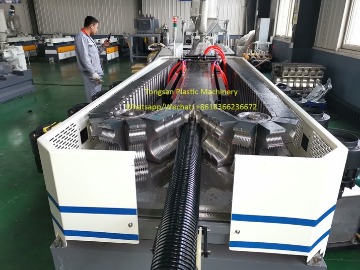 nylon PA corrugated pipe machine