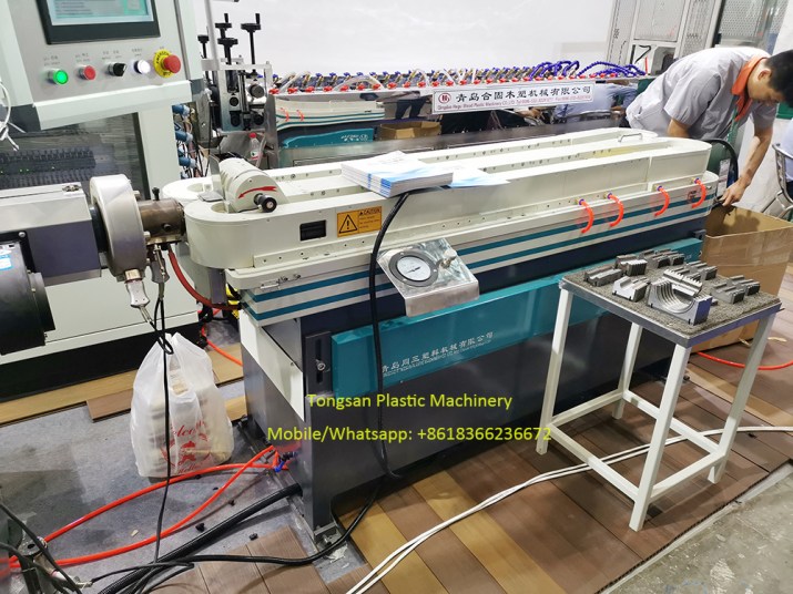 HDPE single wall corrugated pipe machine