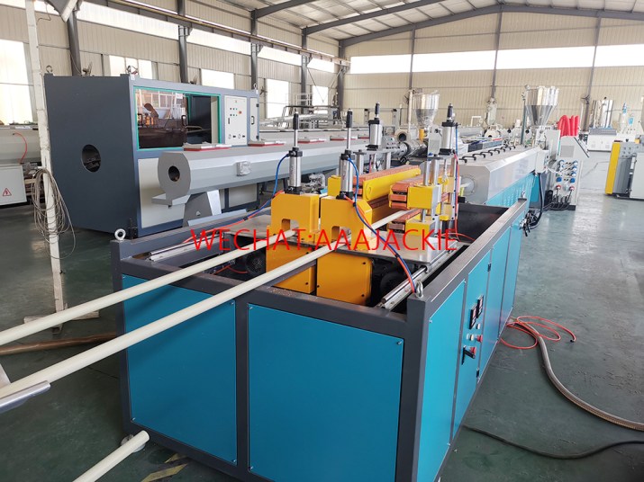 2 Cavity PVC UPVC Electric Pipe  Extrusion Machine