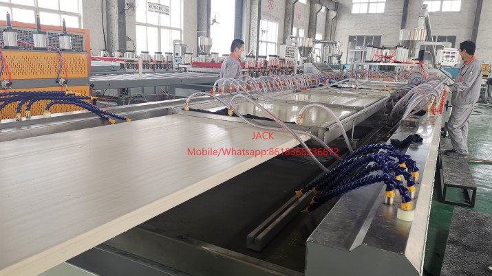 WPC PVC Door Panel Plate Making Machine