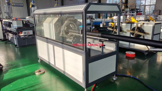 HDPE corugated pipe production machine