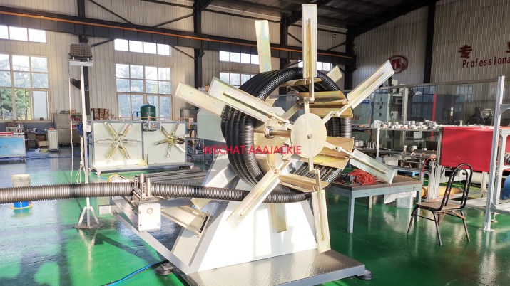 40-110mm HDPE corrugated pipe machine