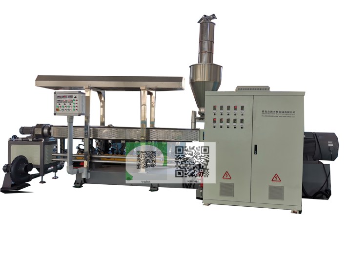 Parallel double screw extruder machine