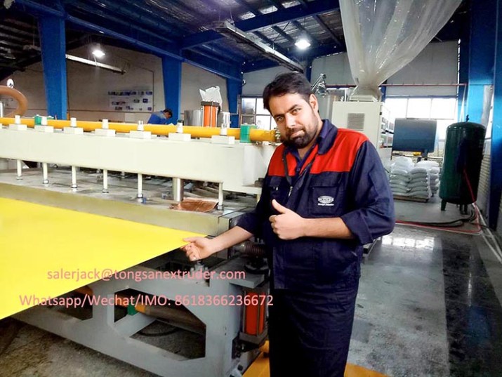PP flute board machine