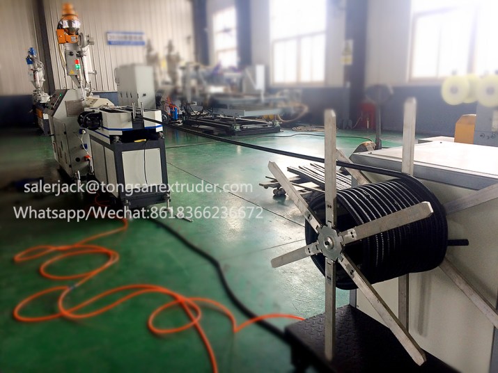 single wall corrugated pipe machine