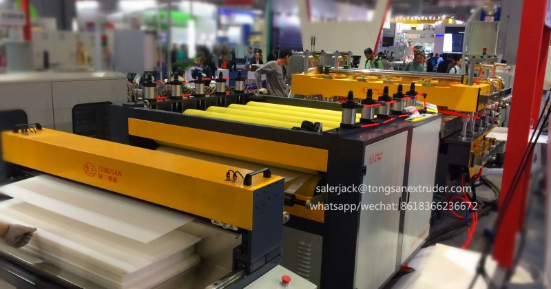 PP corflute sheet machine