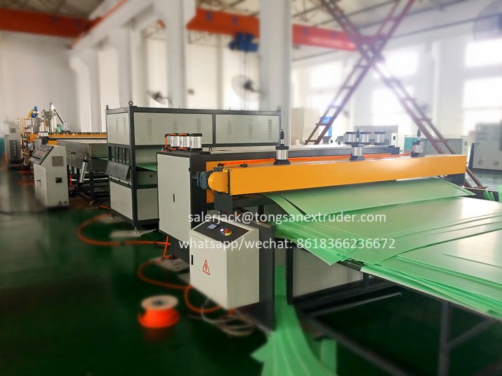 pp corrugated sheet production line