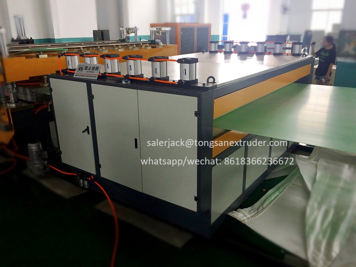 PP corrugated sheet machine