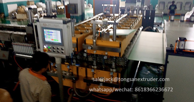 pp corrugated sheet extrusion machine