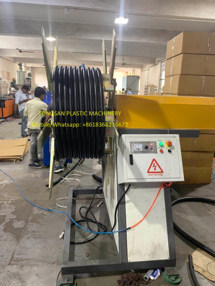 nylon single wall corrugated pipe extrusion line
