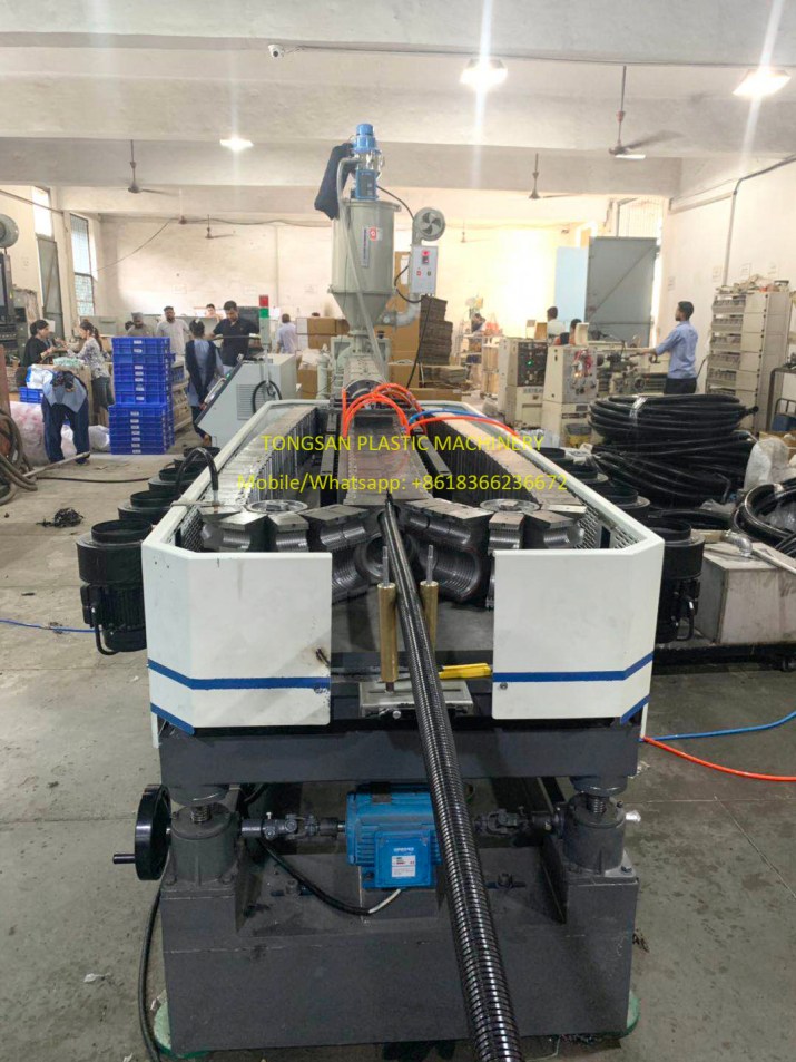 nylon polyamide corrugated pipe extruding machine