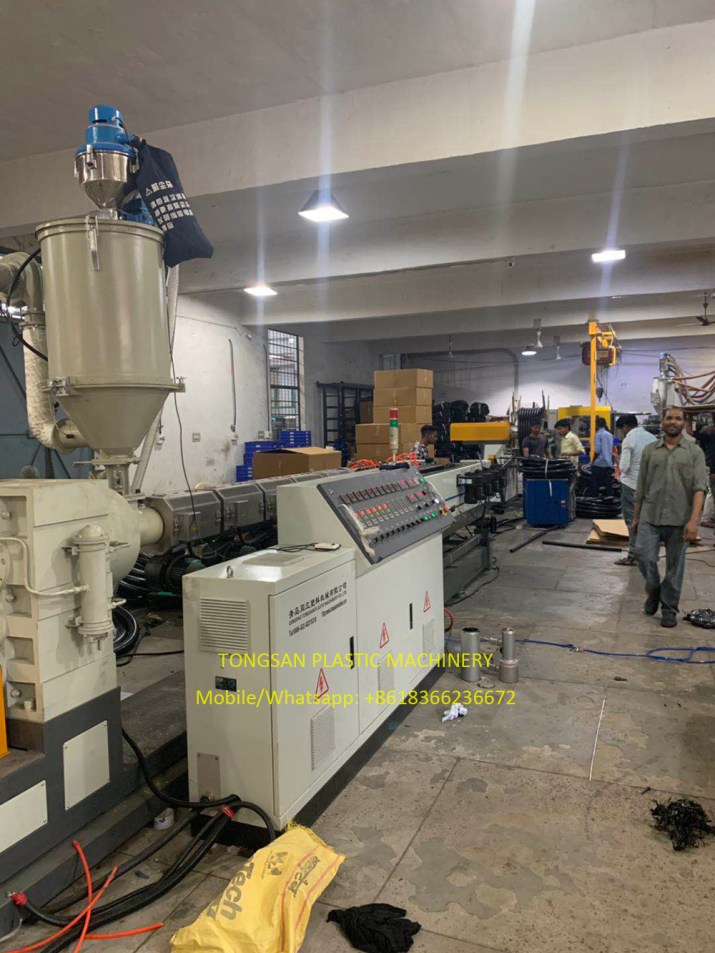 single wall corrugated pipe production line
