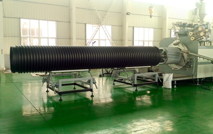 HDPE Krah Drain Pipe Extrusion Machine