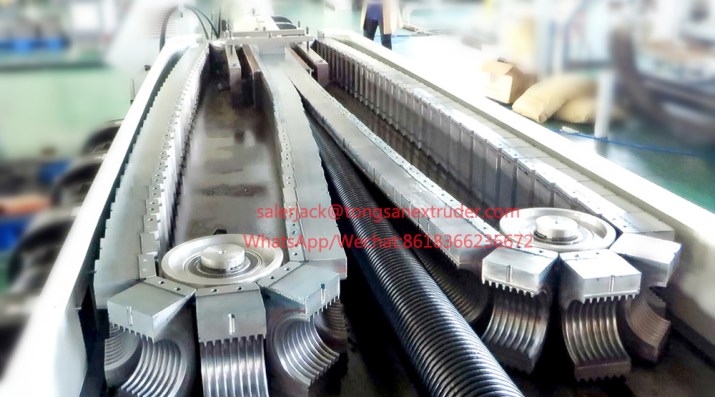 nylon pa corrugated pipe machine